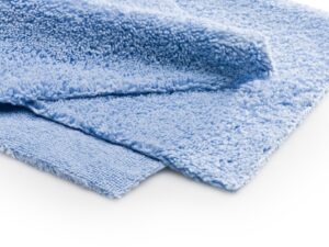 Monster Shine Ultra Fine Blue 40x40 cm - delikatna mikrofibra bez obszycia do docierania wosków/sealantów/qd