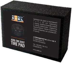 ADBL One Shot Tire Pad piankowy aplikator do dressingu do opon 7x5x2