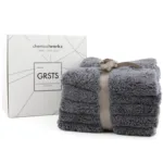 ChemicalWorkz 5pack Grey Edgeless Soft Touch Towel - Zestaw ręczników bezszwowych 600gsm 40x40 cm
