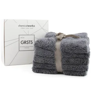 ChemicalWorkz 5pack Grey Edgeless Soft Touch Towel - Zestaw ręczników bezszwowych 600gsm 40x40 cm