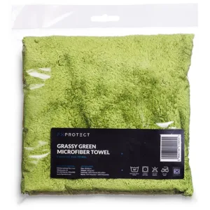 Niezwykle delikatna mikrobra bez obszycia FX Protect Grassy Green Boa 500gsm 40x40cm