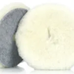 Koch Futro polerskie białe na rzep wełna 135mm