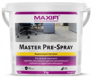 Maxifi Master Pre-Spray – proszek do prania tapicerki materiałowej 2kg