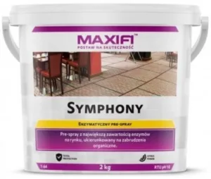 Maxifi Symphony – pre-spray do usuwania zabrudzeń pochodzenia organicznego 2kg