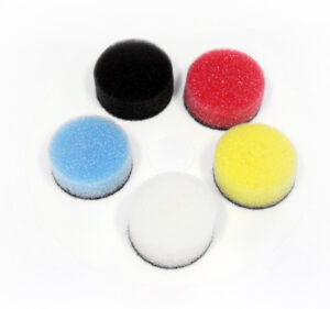 NAT Nano Polisher SET 25mm - zestaw 5 padów o różnej twardości do mini maszyn polerskich