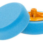 NAT Niebieski Twardy Pad Polerski 150mm z mocowaniem na gwint M14