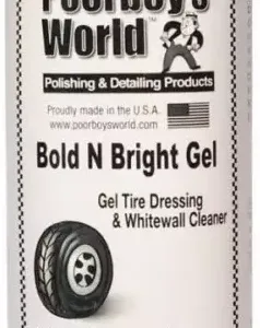 Poorboy's World Bold N Bright Gel satynowy żel do opon przyciemnia 473ml