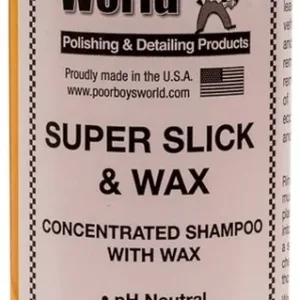 Poorboy's World Super Slick & Wax - szampon z woskiem 1:250 473ml