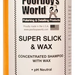 Poorboy's World Super Slick & Wax - szampon z woskiem 1:250 946ml