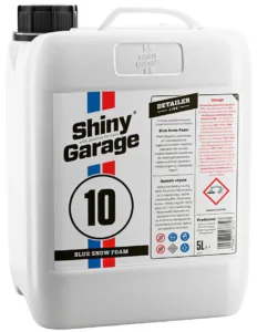 Shiny Garage Blue Foam - neutralna piana aktywna kolor niebieski zapach męskich perfum 5L