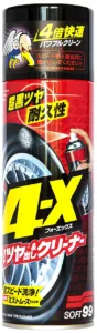 SOFT99 4-X Tire Cleaner – dressing do opon w formie sprayu 470ml