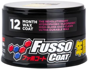 Soft99 New Fusso Coat 12 Months DARK Wax – syntetyczny wosk o trwałości do 12 miesięcy 200g