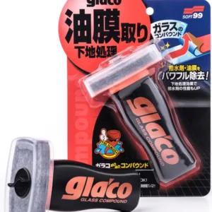 SOFT99 Glaco Glass Compound Roll On - środek do czyszczenia i polerowania szyb