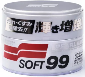 SOFT99 Pearl & Metallic Wax - wosk do lakierów metalicznych i perłowych 320g