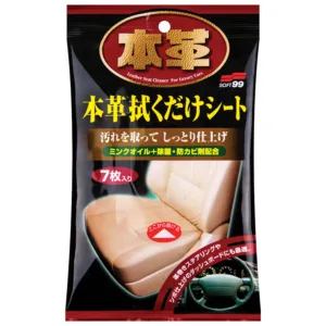 Chusteczki do czyszczenia tapicerki skórzanej Soft99 Leather Seat Cleaning Wipes