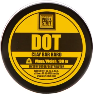 Work Stuff Dot Clay Bar Hard – twarda glinka do oczyszczania lakieru 100g