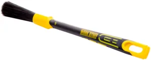 Work Stuff Detailing Brush Rubber Black – pędzelek detailingowy z gumowaną rękojeścią 16mm