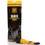Zestaw pędzelków do usuwania najcięższych zabrudzeń Work Stuff Detailing Black 3-pak