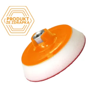 Honey Combination Elastic talerz tarcza mocująca na rzep M14 miękka biała pianka - 150mm