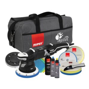 RUPES BigFoot Mille LK 900E DLX - planetarna maszyna polerska zestaw z torbą i akcesoriami 900W