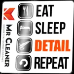 Wlepka Eat Sleep Detail Repeat